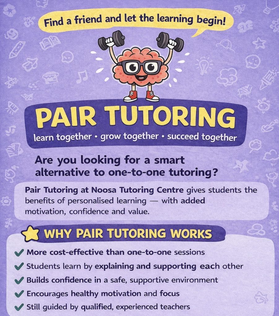 pair tutoring information